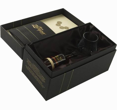 Rigid paper wine box